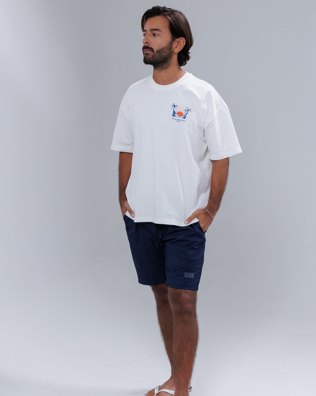 Deep Blue Swim Short